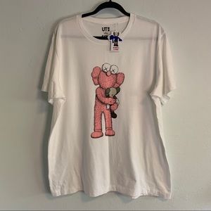 [SOLD] KAWS x Uniqlo Pink BFF Tee